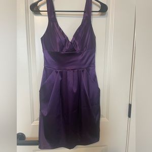 B Darlin Royal Purple cocktail dress